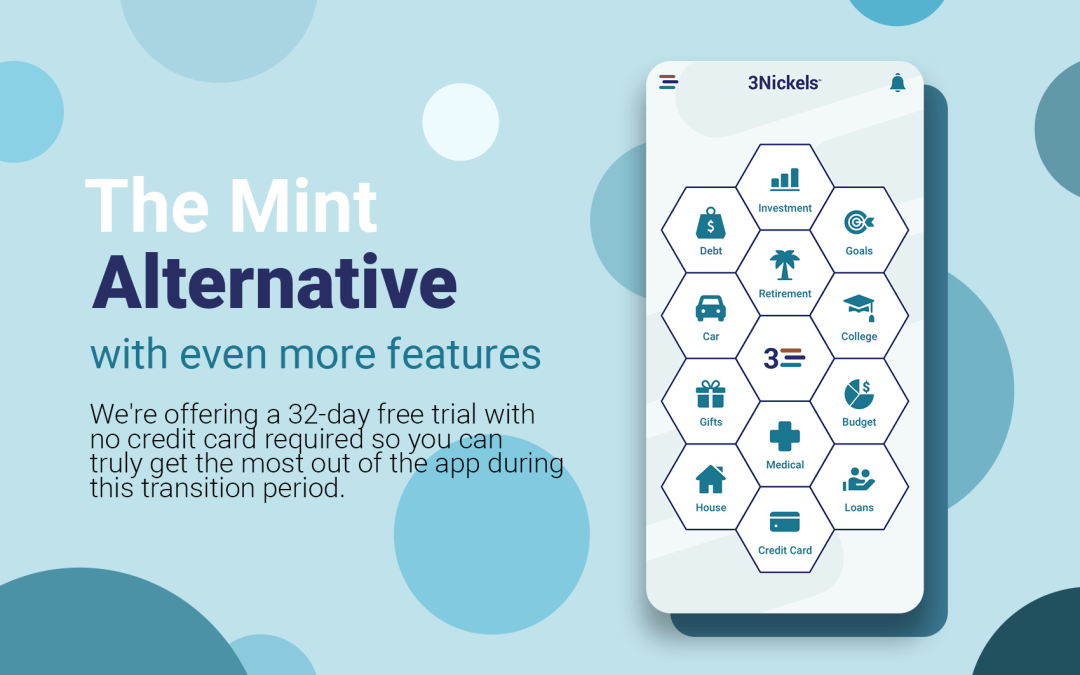 The Mint Alternative with Even More Features 3Nickels: The only Mint alternative you’ll need.